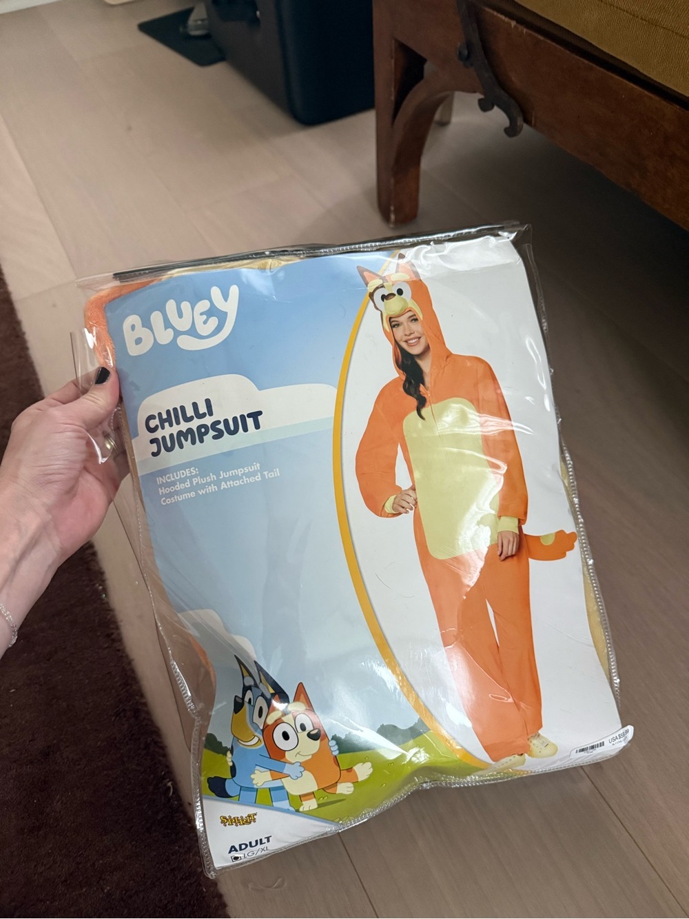 Chilli Heeler Orange One-Piece Jumpsuit - Halloween Costumes BLUEY